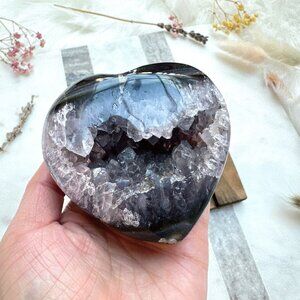 Gorgeous Amethyst Heart Cluster